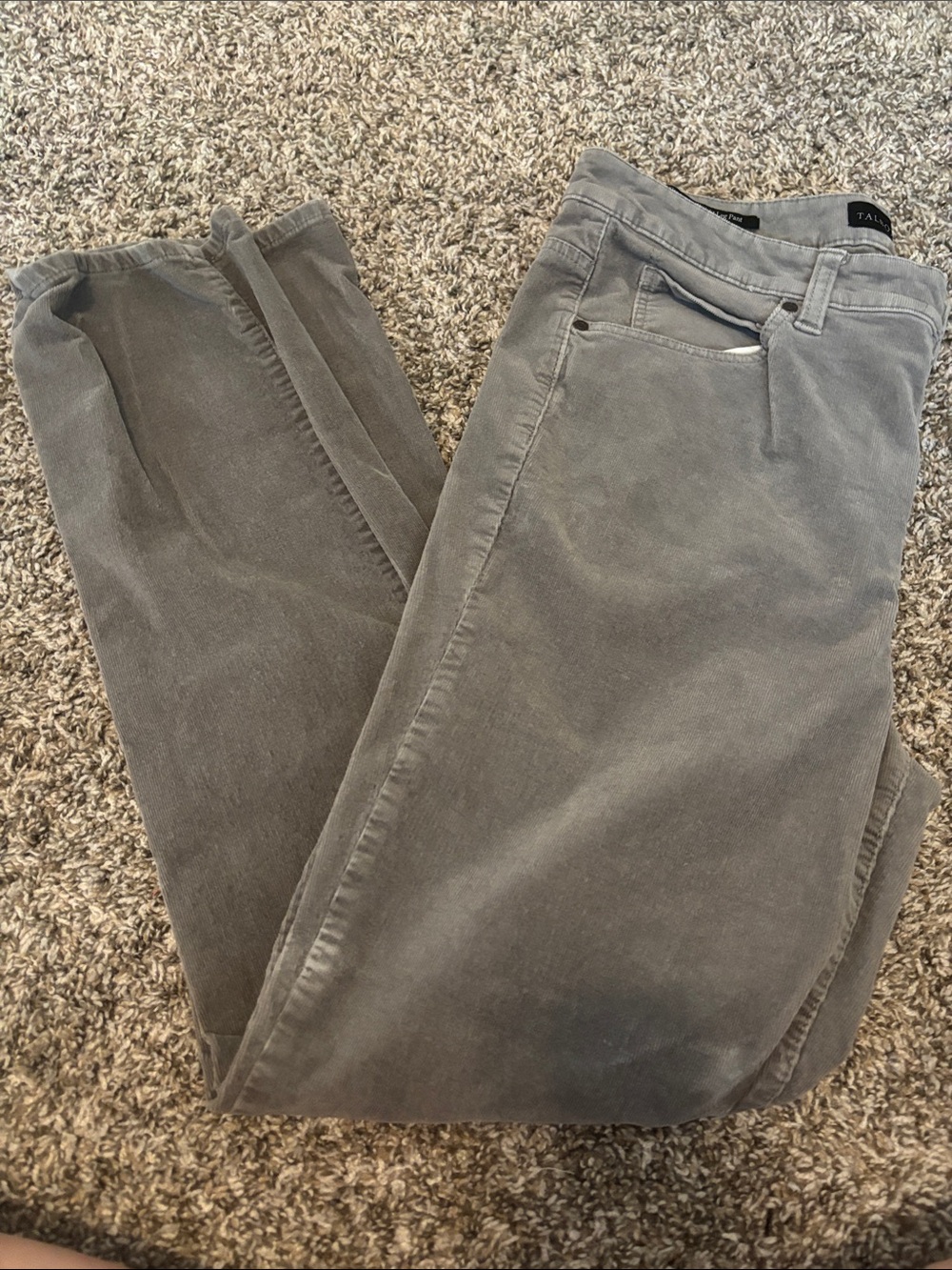 Talbots Straight-Leg Jeans in Gray